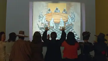 Zasłona do filmu "Święta góra" #206292
