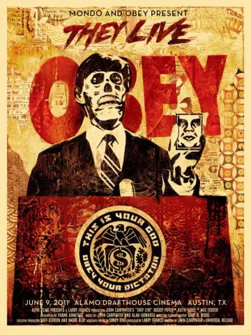 Plakat do filmu "Oni żyją" #93402