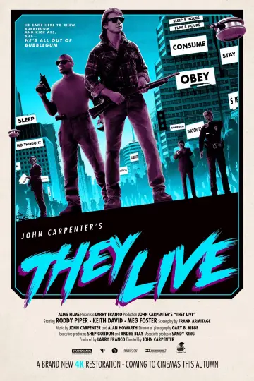 Plakat do filmu "Oni żyją" #93418