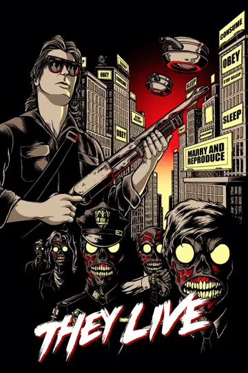 Plakat do filmu "Oni żyją" #93424