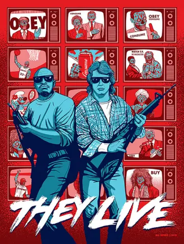 Plakat do filmu "Oni żyją" #93426