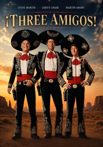 Plakat do filmu "Trzej Amigos" #872511