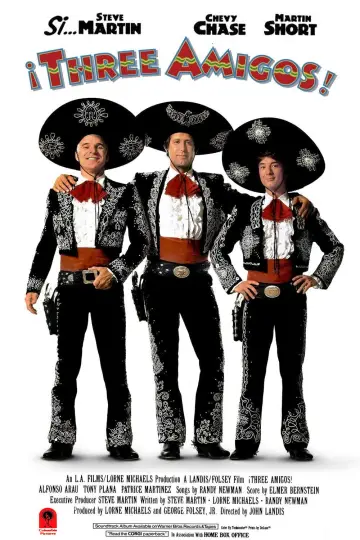 Plakat do filmu "Trzej Amigos" #872512