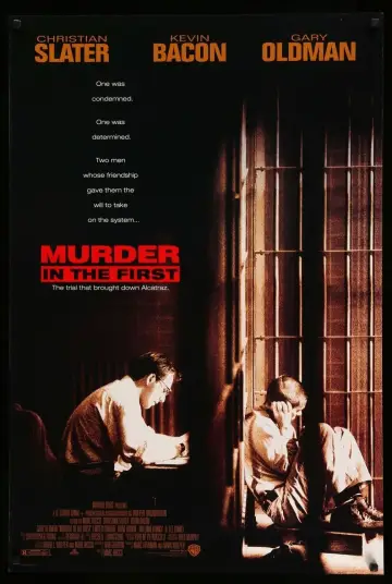 Plakat do filmu "Morderstwo pierwszego stopnia" #237301