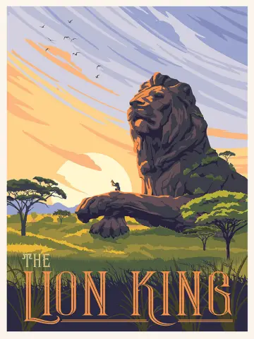 Plakat do filmu "Król Lew" #549489