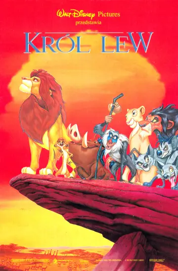 Plakat do filmu "Król Lew" #549508
