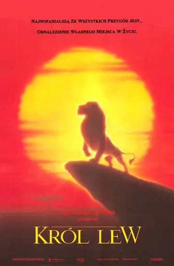 Plakat do filmu "Król Lew" #549512