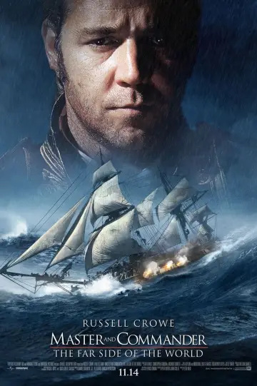 Plakat do filmu "Pan i Władca. Na Krańcu Świata" #60554