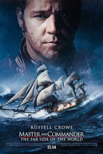 Plakat do filmu "Pan i Władca. Na Krańcu Świata" #650818