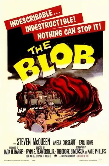 Plakat do filmu "Blob - zabójca z kosmosu" #296123