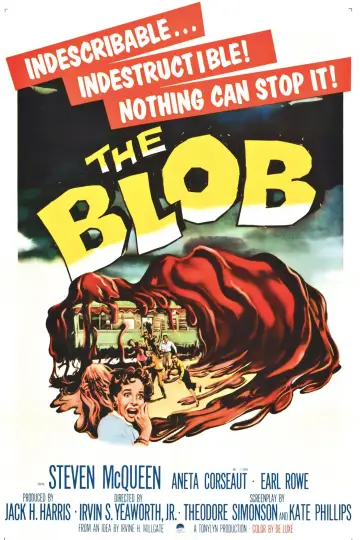 Plakat do filmu "Blob - zabójca z kosmosu" #296125