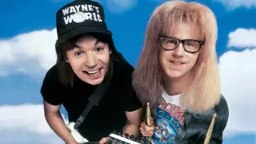 Zasłona do filmu "Świat Wayne