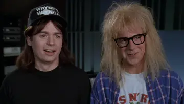 Zasłona do filmu "Świat Wayne