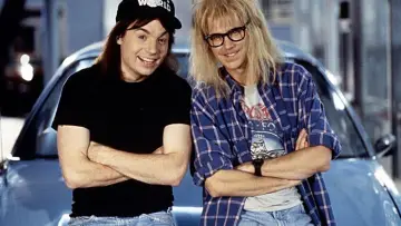 Zasłona do filmu "Świat Wayne