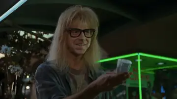 Zasłona do filmu "Świat Wayne