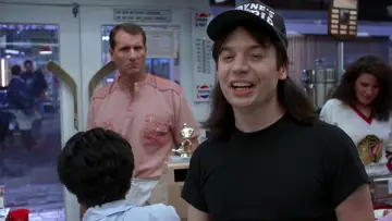 Zasłona do filmu "Świat Wayne