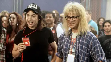 Zasłona do filmu "Świat Wayne