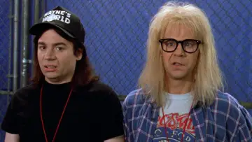 Zasłona do filmu "Świat Wayne