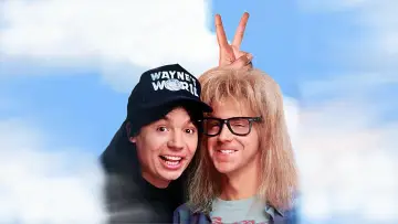 Zasłona do filmu "Świat Wayne