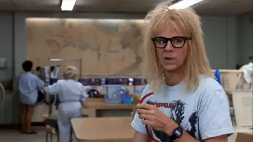 Zasłona do filmu "Świat Wayne