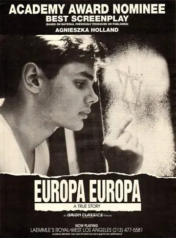 Plakat do filmu "Europa Europa" #355414