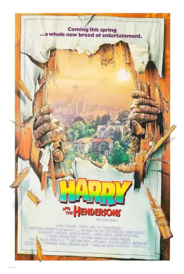 Plakat do filmu "Harry i Hendersonowie" #304956