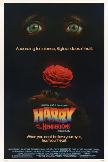 Plakat do filmu "Harry i Hendersonowie" #946817