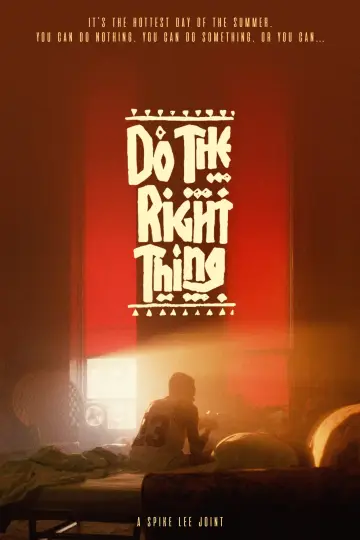 Plakat do filmu "Rób, co należy" #124492
