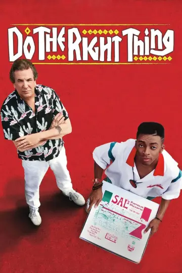 Plakat do filmu "Rób, co należy" #124500