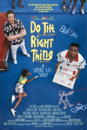 Plakat do filmu "Rób, co należy" #124502
