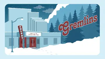 Zasłona do filmu "Gremliny rozrabiają" #60582
