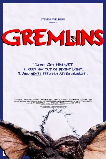 Plakat do filmu "Gremliny rozrabiają" #610573