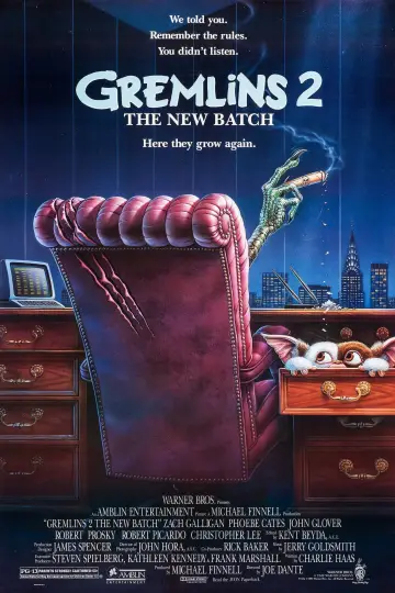 Plakat do filmu "Gremliny 2" #80085