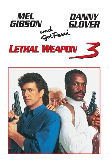 Plakat do filmu "Zabójcza broń 3" #96055