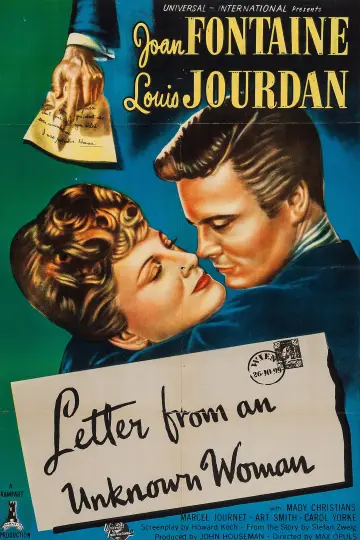 Plakat do filmu "List od nieznanej kobiety" #1053079