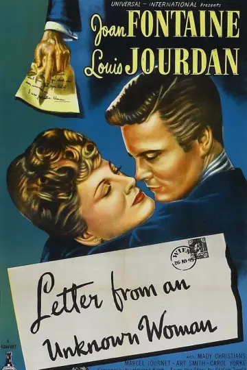 Plakat do filmu "List od nieznanej kobiety" #1053080
