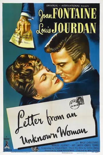 Plakat do filmu "List od nieznanej kobiety" #1053081
