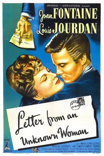 Plakat do filmu "List od nieznanej kobiety" #1053087