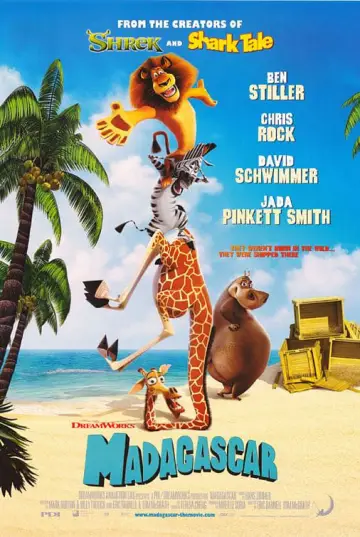 Plakat do filmu "Madagaskar" #254580