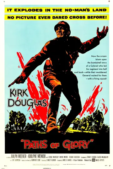 Plakat do filmu "Ścieżki chwały" #116322