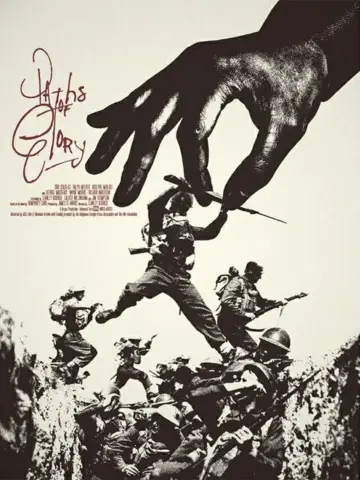 Plakat do filmu "Ścieżki chwały" #116325