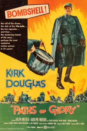 Plakat do filmu "Ścieżki chwały" #728412