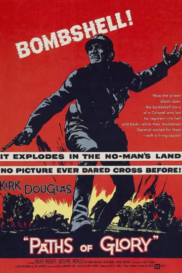 Plakat do filmu "Ścieżki chwały" #802624