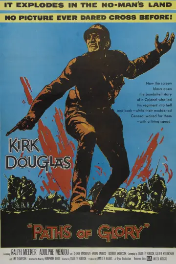 Plakat do filmu "Ścieżki chwały" #802625