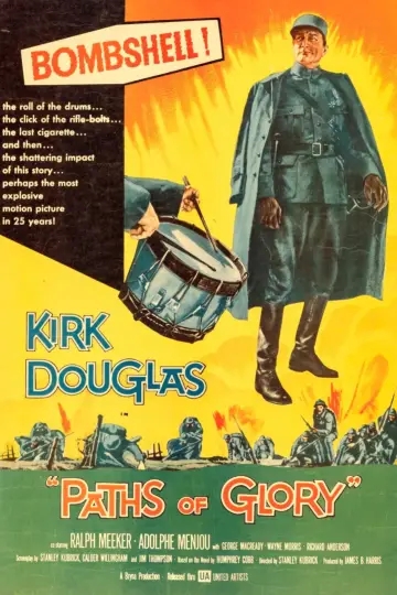 Plakat do filmu "Ścieżki chwały" #802626