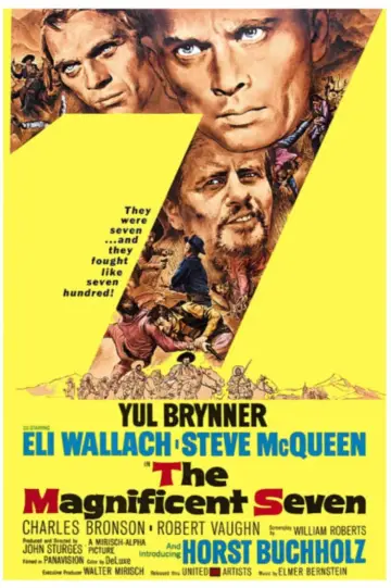 Plakat do filmu "Siedmiu Wspaniałych" #41740