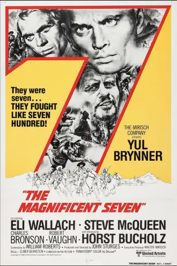 Plakat do filmu "Siedmiu Wspaniałych" #444194