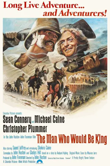 Plakat do filmu "Człowiek, Który Chciał Być Królem" #152700