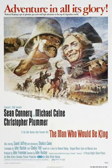 Plakat do filmu "Człowiek, Który Chciał Być Królem" #152701