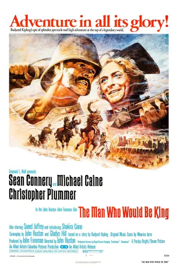 Plakat do filmu "Człowiek, Który Chciał Być Królem" #986558